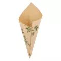 Cone papier ingraissable Kraft 70g 16x20cm